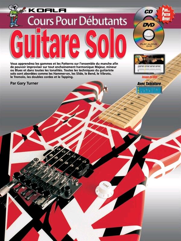 Cours Pour Débutants : Guitare Solo (Livre/CD/DVD) : photo 1