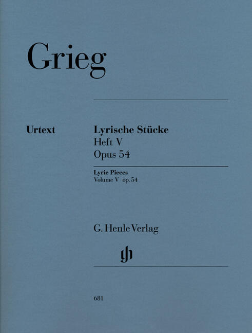 Pièces lyrique n5 pour piano de GriegLyric Pieces Volume 5 Op.54 : photo 1