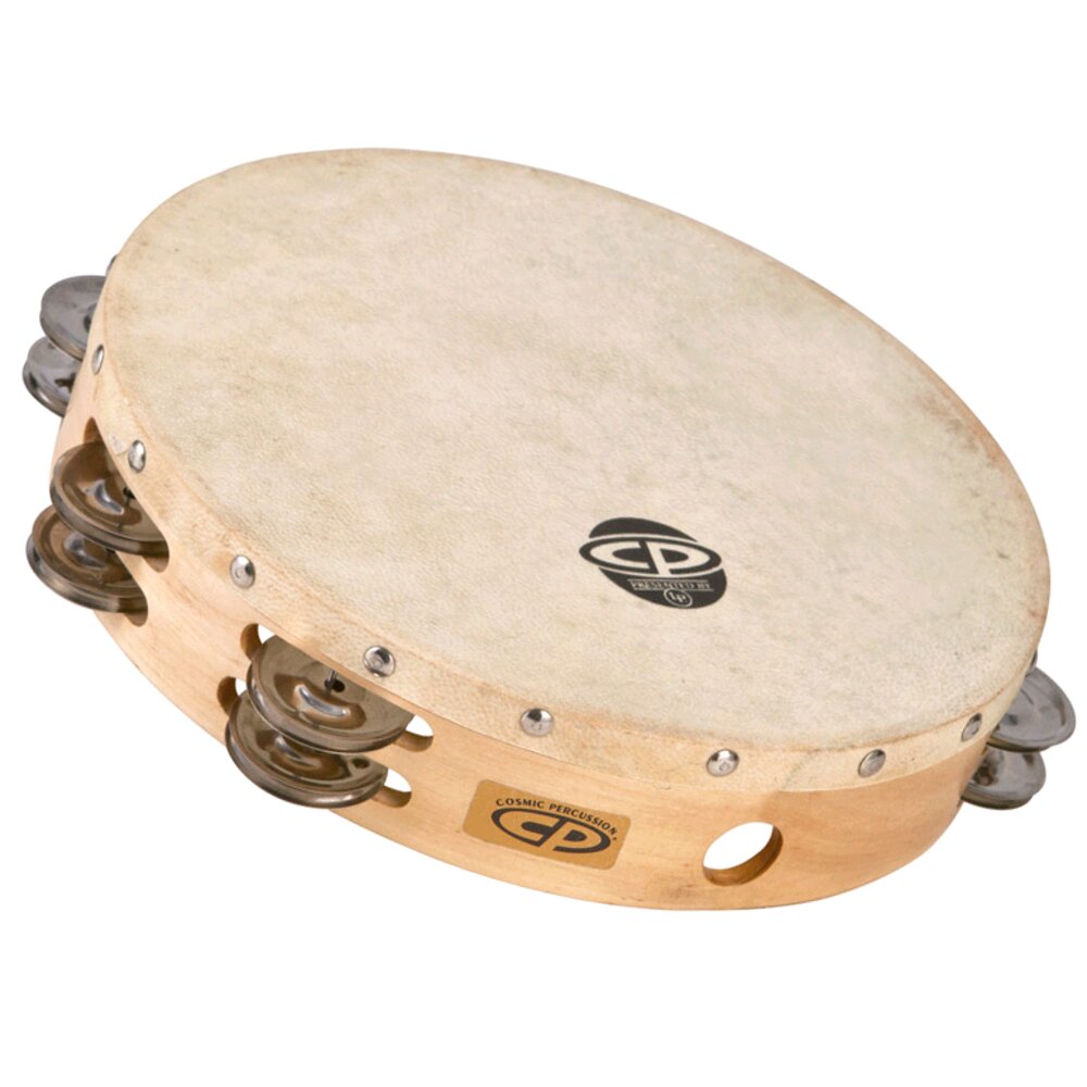 Latin Percussion Tambourine CP Wood 10 