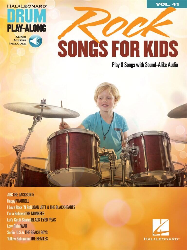 Drum Play-Along Volume 41: Rock Songs For Kids (Book/Online Audio) : photo 1
