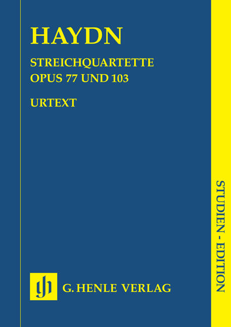 Henle Verlag Streichquartette Heft Xi Lobkowitz Quartette Op.77 Streichquartett : photo 1