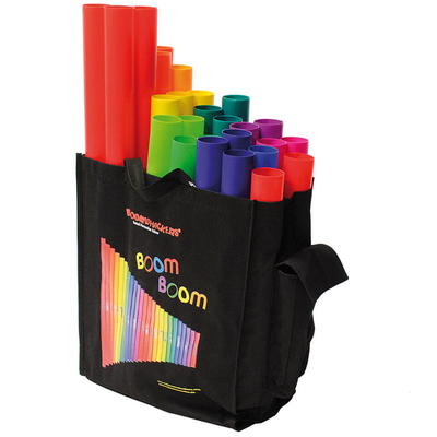 Boomwhackers Basic School Set 28 Röhren Octavator Caps und Tasche im Set
