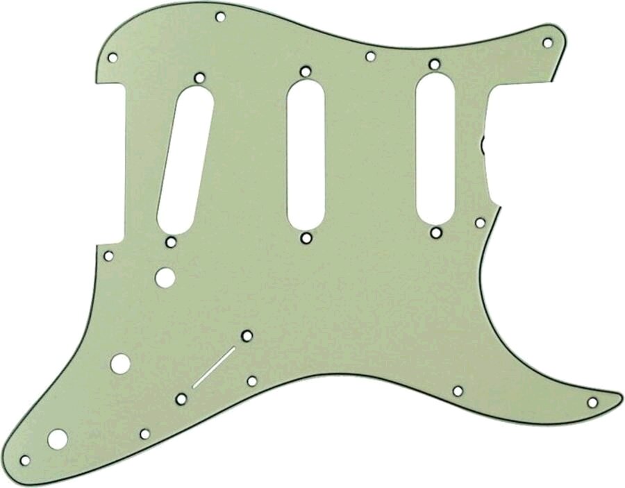 Fender Pickguard American Strat - 11 Löcher (für US- und Mexiko-Modelle) Mint Green : photo 1