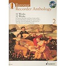 Baroque Recorder Anthology vol 2 avec CD 32 pièces pour flûte à bec soprano et piano : photo 1