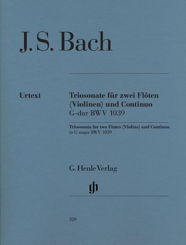 Trio pour 2 flûtes et piano en Sol majeur BWV 1039 : photo 1