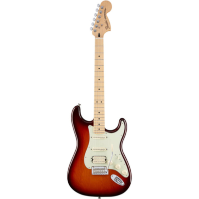 Fender Deluxe Stratocaster HSS Maple Fingerboard Tobacco Sunburst