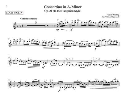 Concertino in A minor Op.21 : photo 1