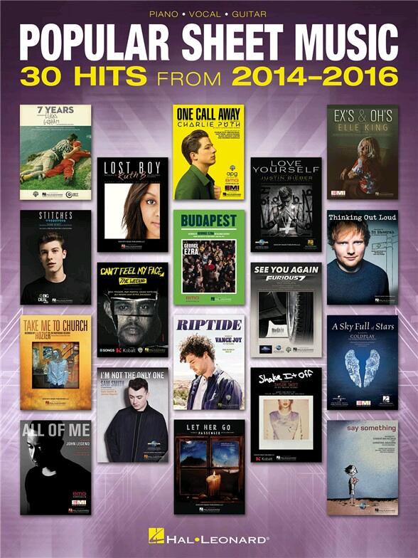 Popular Sheet Music 2014-2016 (PVG) : photo 1