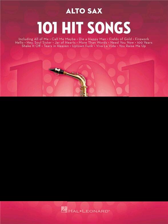 101 Hit Songs For Alto Saxophone : photo 1