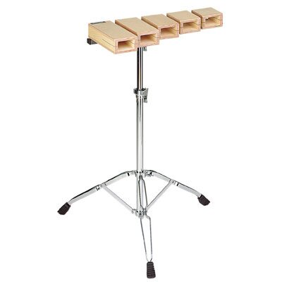 Bergerault Wooden Pentatonic Temple Block With Foot Support (TEMP) : photo 1