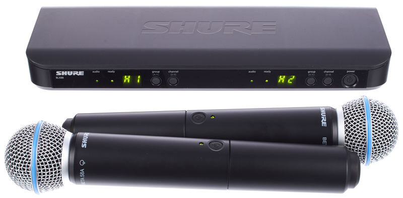 Shure Beta Wireless Analog, Combo, Beta58 (BLX288E / B58-M17) : photo 1