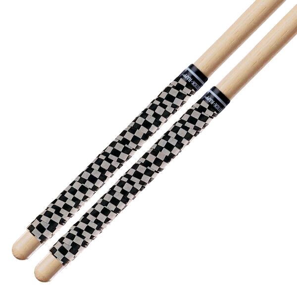 Promark Grip for Drumsticks Black / White SRBLA Design Check : photo 1