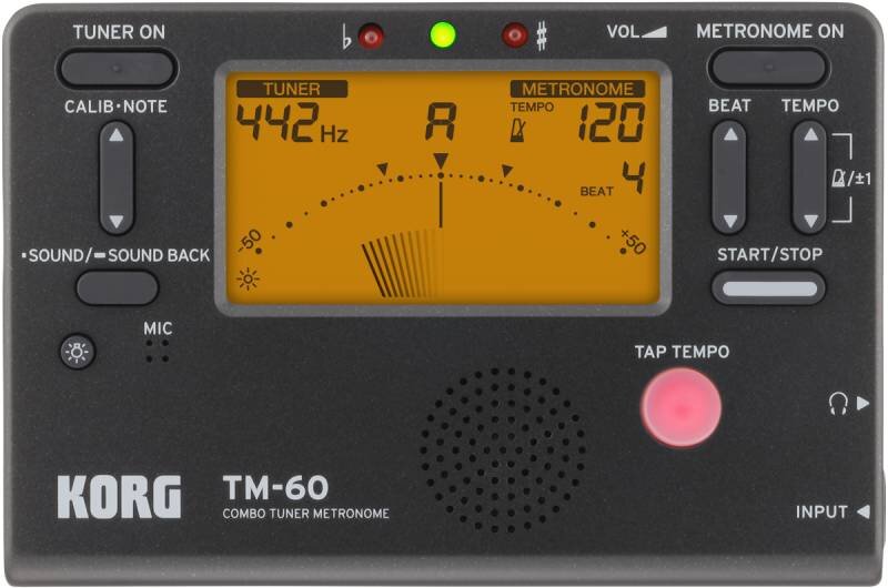Korg TM-60 Tuner / Metronome Black : photo 1