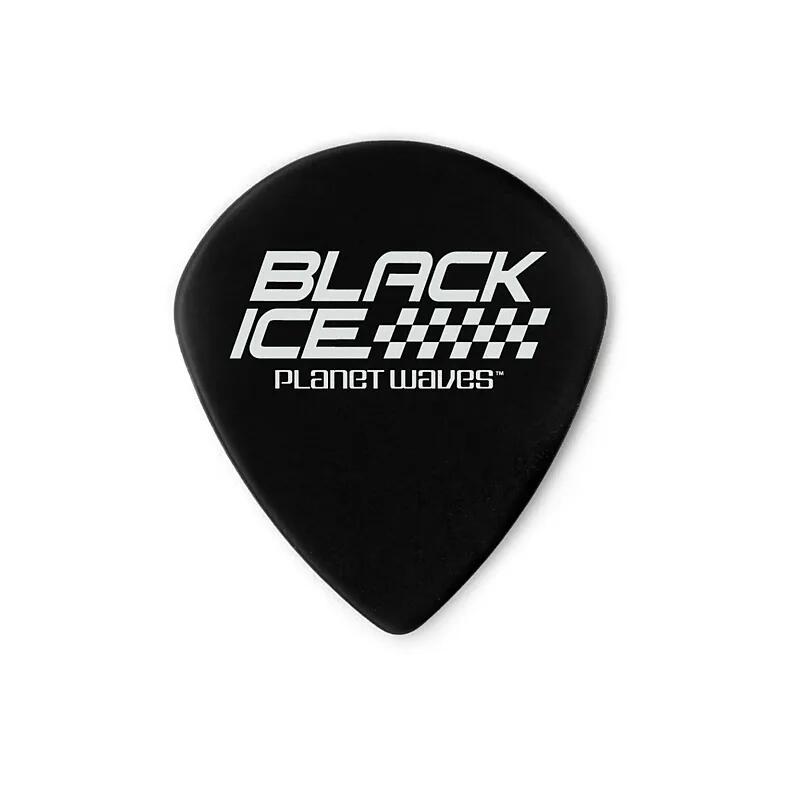Planet Waves Picks Black Ice Jazz Shape 1.10mm (.043 in.) Heavy Pack of 10