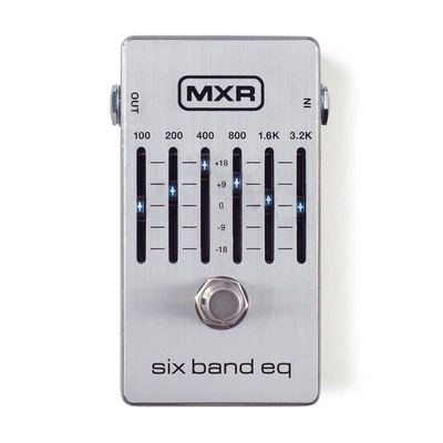 MXR 6 Band EQ Equaliser Silver Aluminum European Version M109S