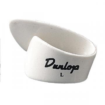 Dunlop White Thumbpicks Large Single : photo 1
