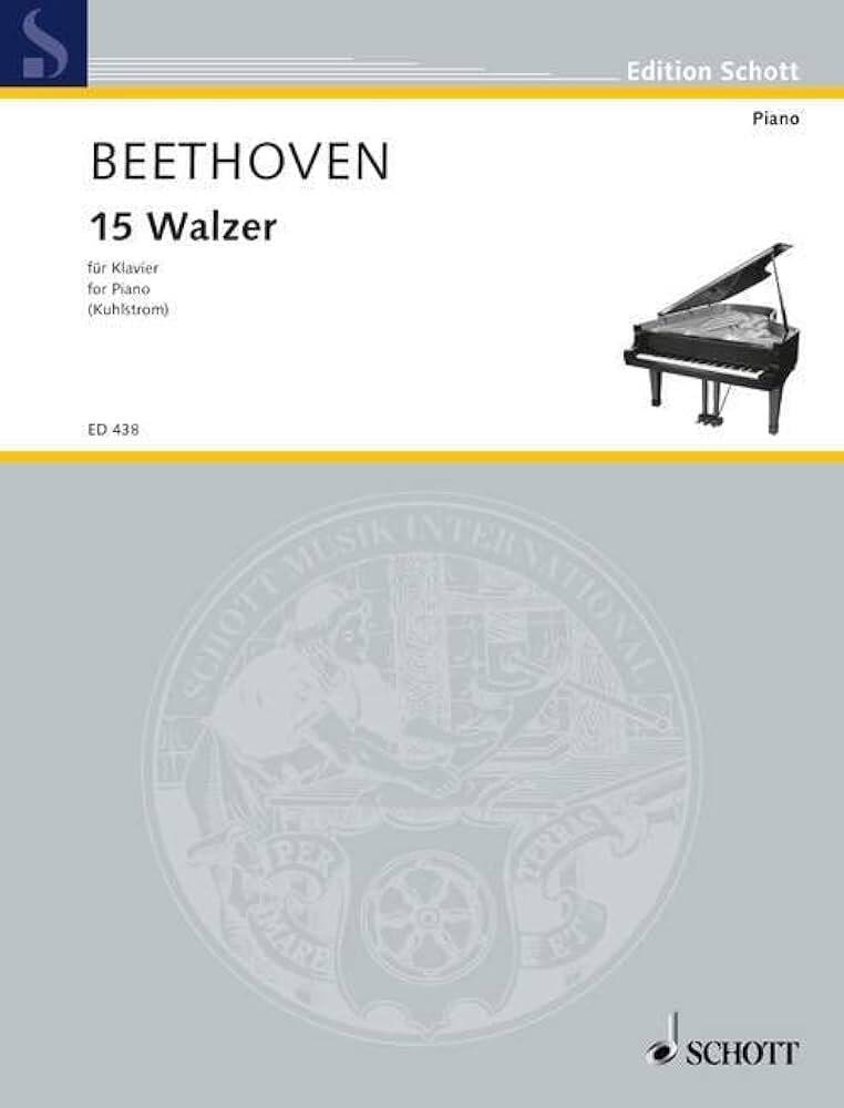 Walsen(15)  Ludwig van Beethoven  Klavier Buch  ED 438 : photo 1