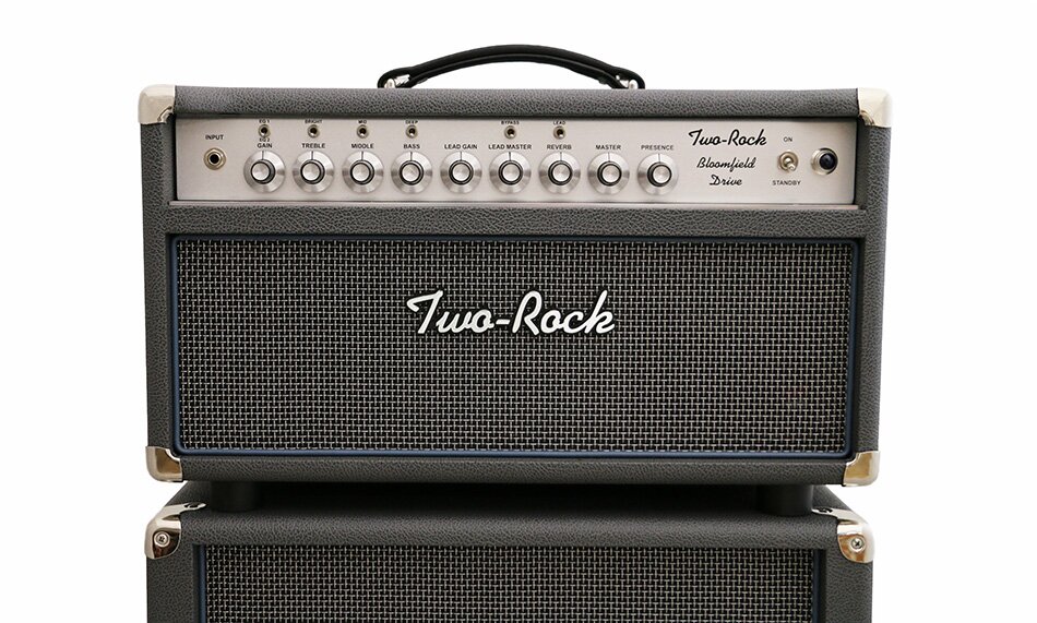 Two-Rock Bloomfield Drive 100 watt Head, Silver Anodize, Slate Gray With Silver Cloth : photo 1