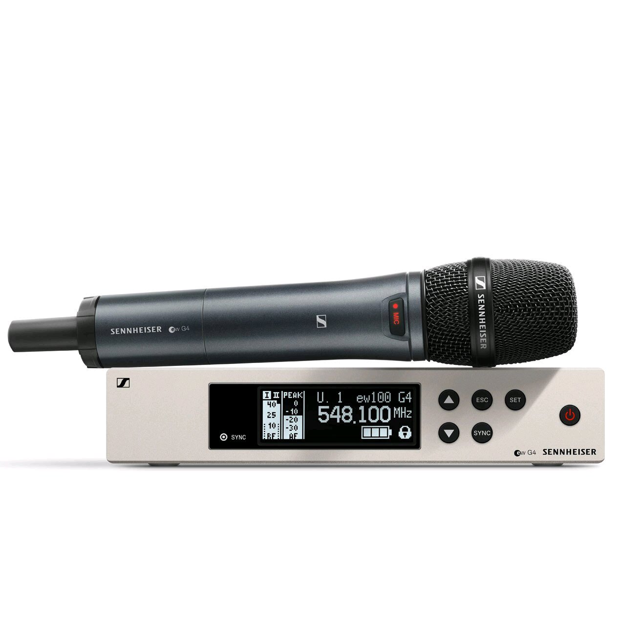 Sennheiser EW 100 G4-865-S-G microphone électrostatique supercardiode : photo 1