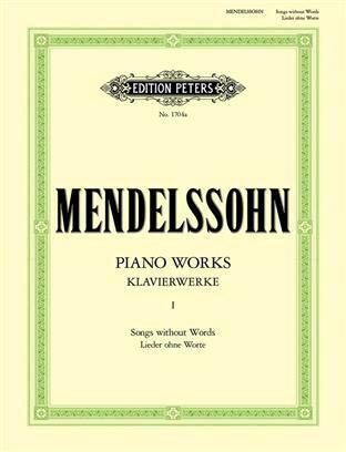 Edition Peters Lieder Ohne Worte Felix Mendelssohn Bartholdy : photo 1