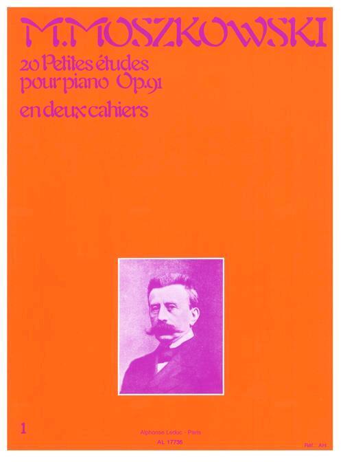 Alphonse Leduc 20 Petites Etudes Op.91 Volume 1 Moritz Moszkowski : photo 1