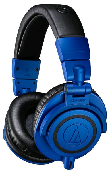 Audio Technica Pro ATH-M50xBB Casque de contrôle studio professionnel EDITION LIMITEE Noir & Bleu : miniature 1