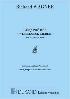 Editions Durand Cinq Poèmes 