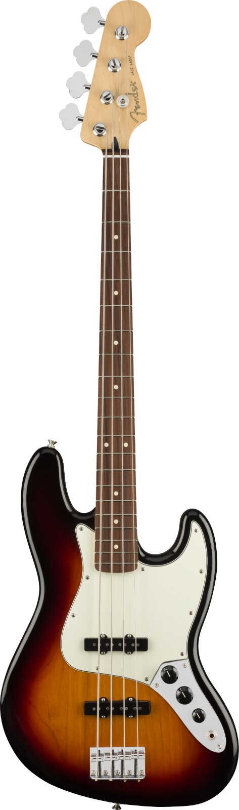 Fender Player Jazz Bass, Pau Ferro Fingerboard, 3-Color Sunburst : photo 1