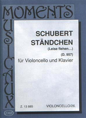 Ständchen Moments Musicaux. Franz Schubert Cello und Klavier : photo 1