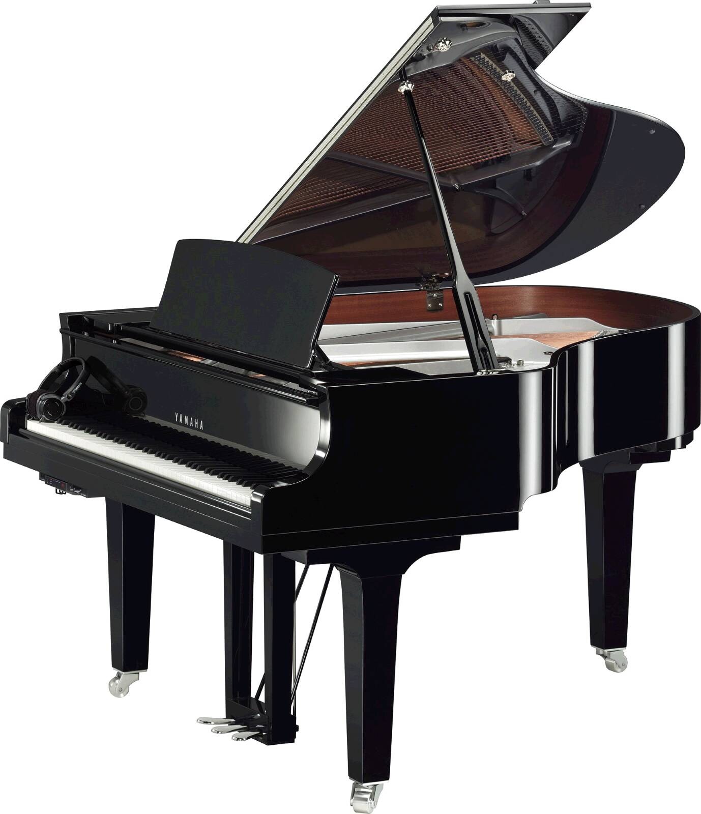 Yamaha Pianos Transacoustic C1X TA2 PM TransAcoustic Acajou poli-brillant, 161 cm – Image 2
