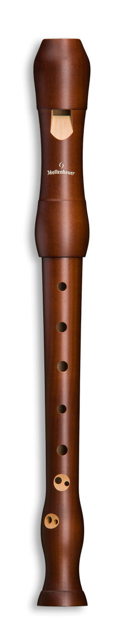 Mollenhauer New Student Soprano Dark Tinted Pear Baroque Double Hole (1042d) : photo 1
