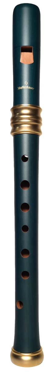 Mollenhauer Dream Flute by Adri Soprano (farbiges Holz) Single Hole Blue Pear (4117B) : photo 1