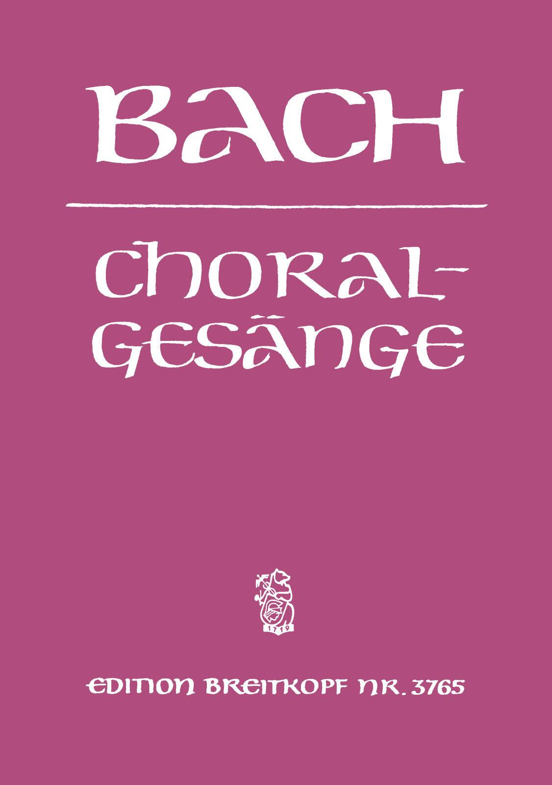 J.S. Bach 389 Choralgesänge / 389 Chorales : photo 1