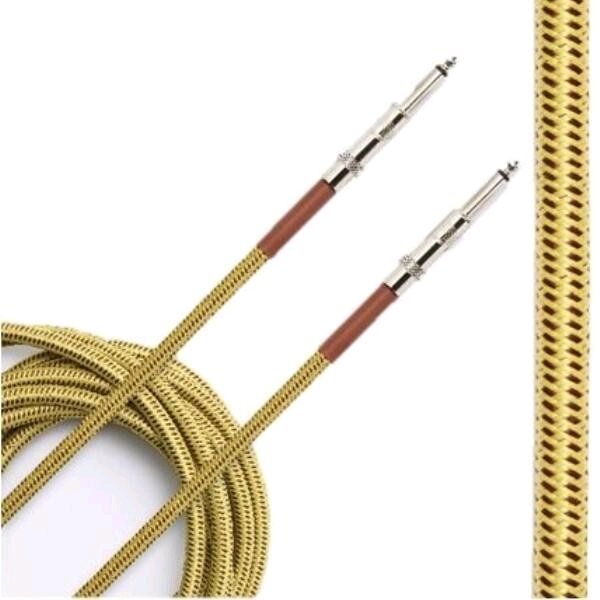 Planet Waves Custom Series Braided Instrument Cable, Tweed, 10