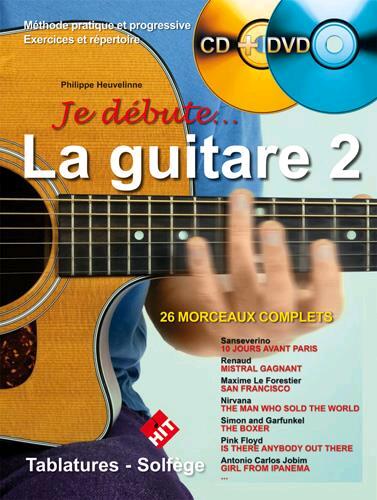 Je Débute... la Guitare 2 avec CD et DVD : photo 1