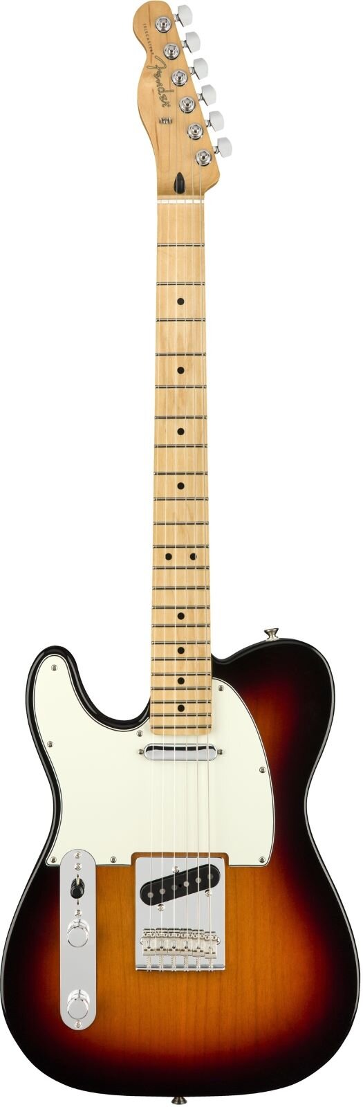 Fender Player Telecaster Linkshänder Ahorngriffbrett 3-Color Sunburst : photo 1