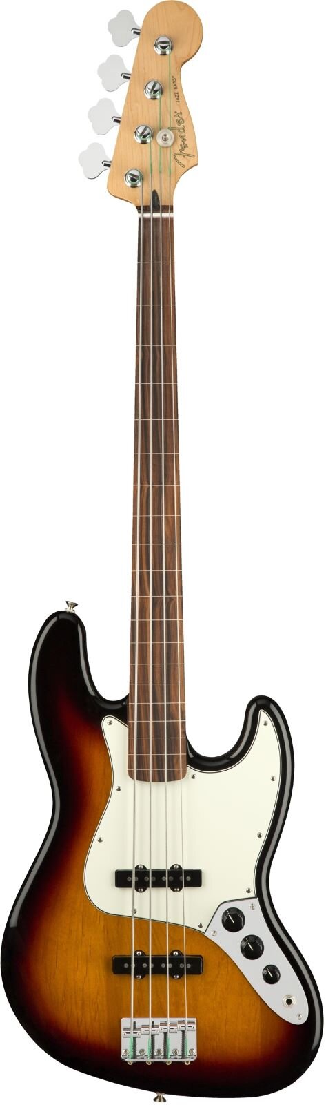 Fender Player Jazz Bass Fretless Pau Ferro Fingerboard 3-Color Sunburst : photo 1