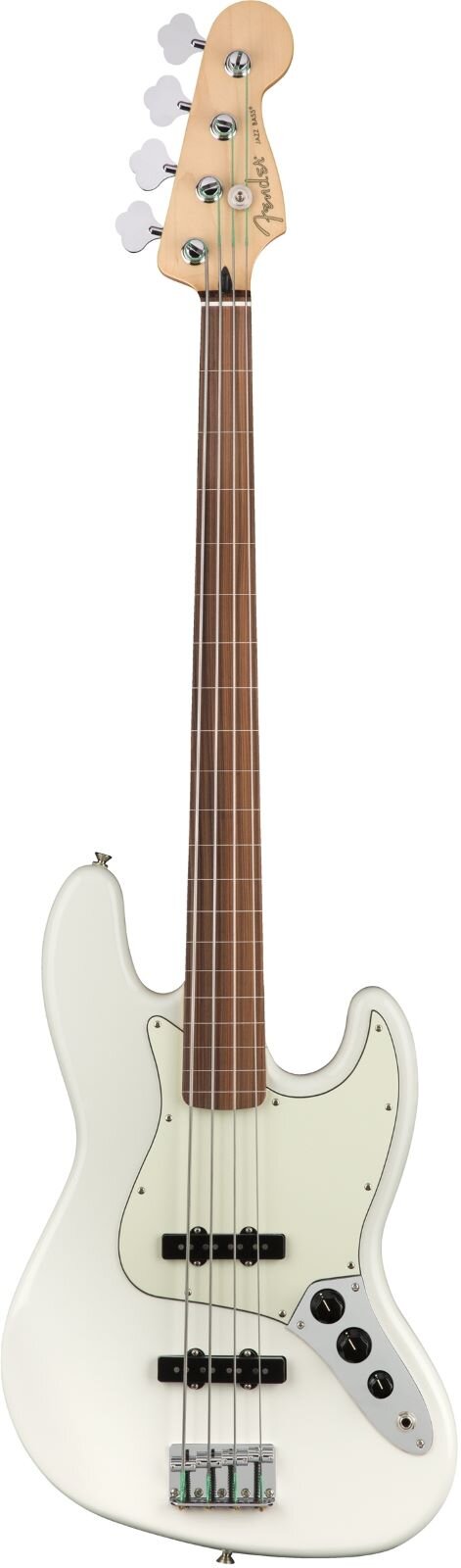 Fender Player Jazz Bass Fretless Pau Ferro Fingerboard Polar White : photo 1