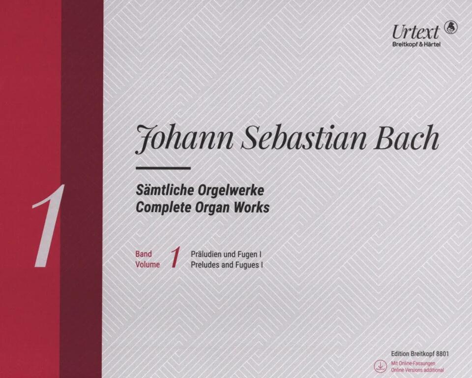 Bach: Sämtliche Orgelwerke (Neuausgabe) Bd. 1Präludien und Fugen I - mit CD-ROM : photo 1