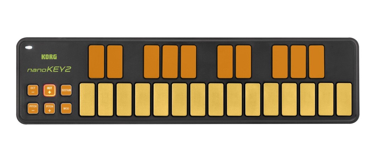 Orange Green Limited Edition Korg NanoKEY2 Keyboard Controller 