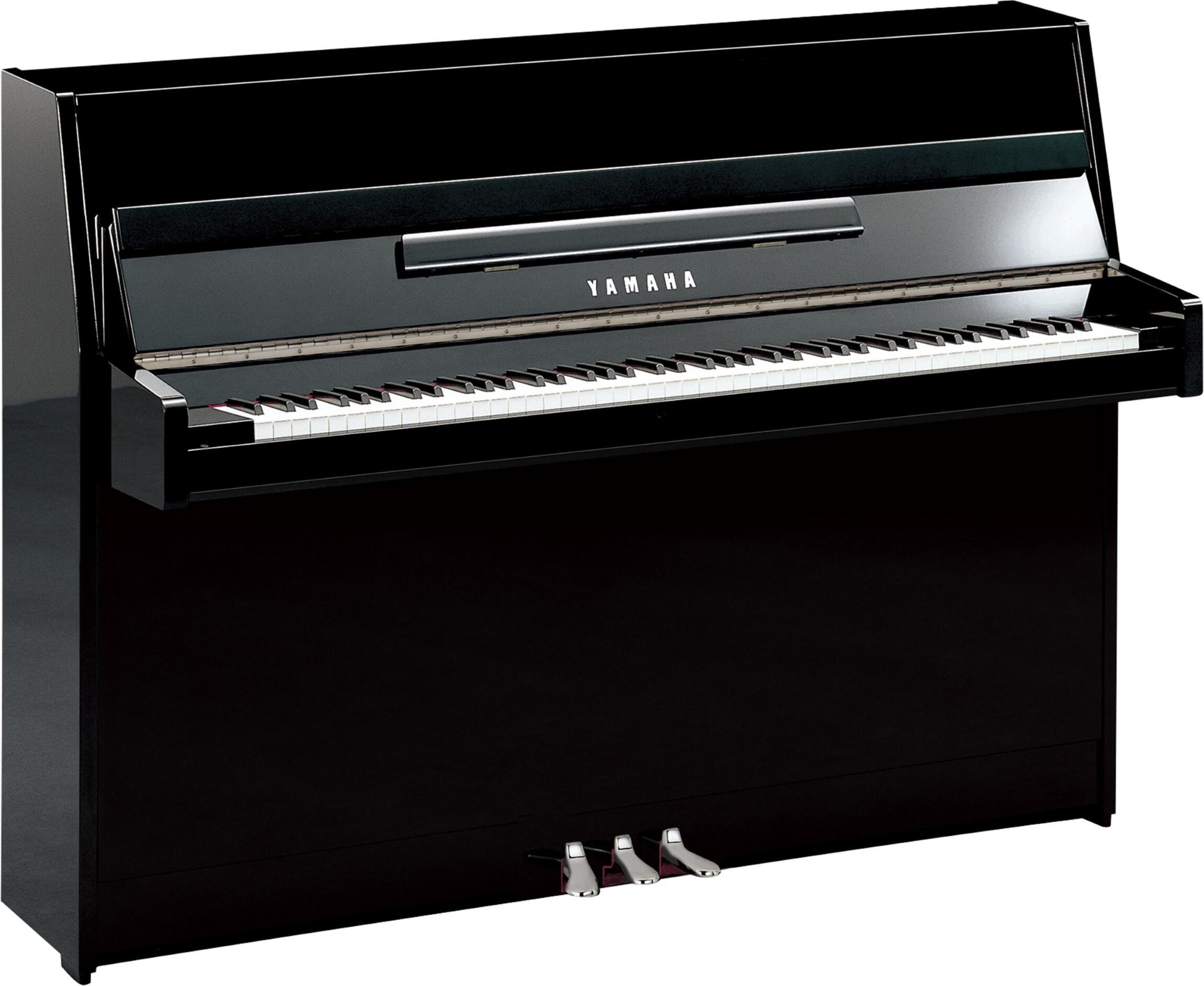 Yamaha Pianos Acoustic B1 PEC Noir poli-brillant Chrome 109 cm