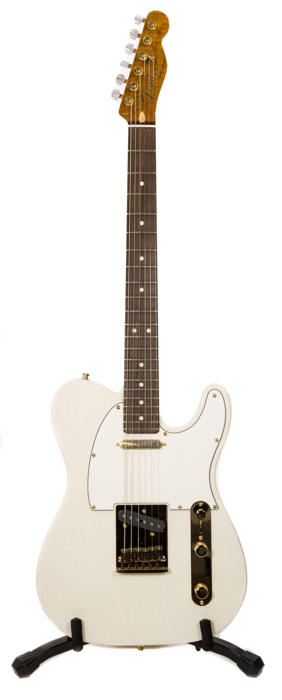 Fender Custom Shop Limited Edition Super Custom Deluxe Telecaster - White Sparkle : photo 1