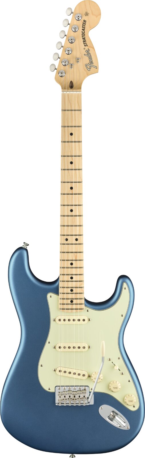 Fender American Performer Stratocaster Maple Griffbrett Satin Lake Placid Blue : photo 1