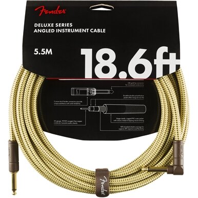 Fender Cables Deluxe Series Instrument Cable Straight / Angle 18.6 