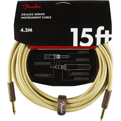 Fender Cables Deluxe Series Instrumentenkabel Straight / Straight 15 