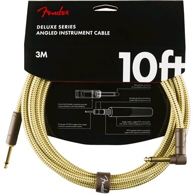 Fender Cables Deluxe Series Instrument Cable Straight/Angle 10
