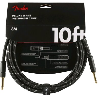 Fender Cables Deluxe Series Instrumentenkabel Straight / Straight 10 