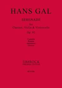 Serenade op. 93     Clarinet, Violin and Cello Studienpartitur : photo 1