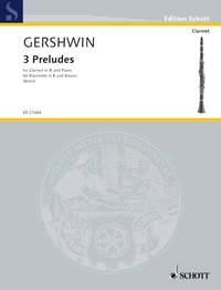 3 Preludes - Clarinet  George Gershwin Wolfgang Birtel  Clarinet In Bb and Piano : photo 1