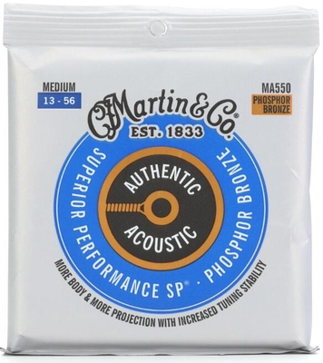 Martin & Co MA550 Phosphor Bronze Medium 013-056